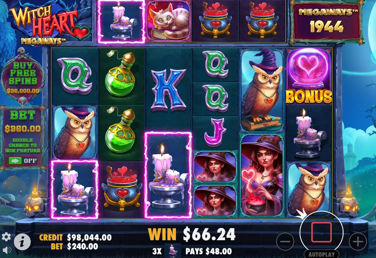 Witch Heart Megaways demo
